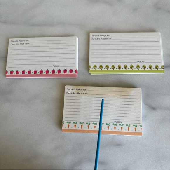 VINTAGE • 80s Kitchen Recipe Cards Cottagecore Assorted Farmhouse Designs Kawaii - Picture 12 of 13